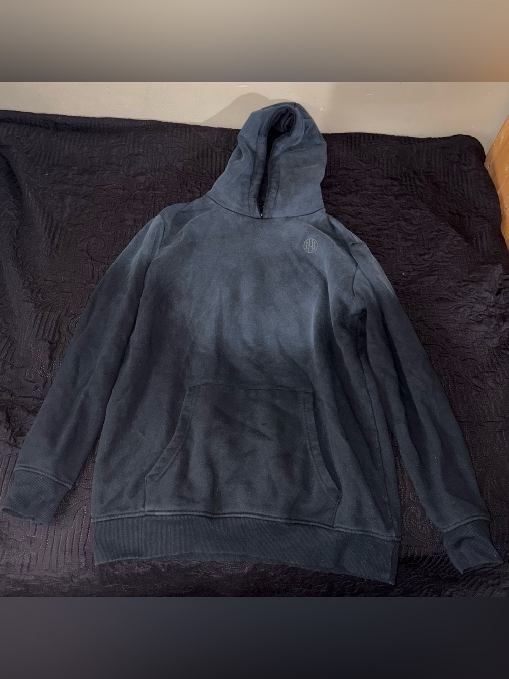 Ninth Hall Fundamentals Oversized Black Hoodie Size Small
